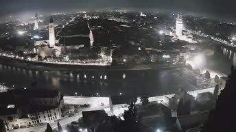 Archiv Foto Webcam Castel San Pietro - Blick auf Verona