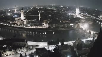 Archiv Foto Webcam Castel San Pietro - Blick auf Verona