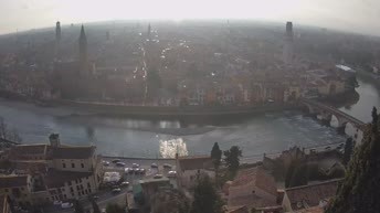 Archiv Foto Webcam Castel San Pietro - Blick auf Verona