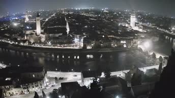Archiv Foto Webcam Castel San Pietro - Blick auf Verona