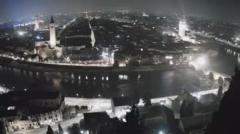 Archiv Foto Webcam Castel San Pietro - Blick auf Verona