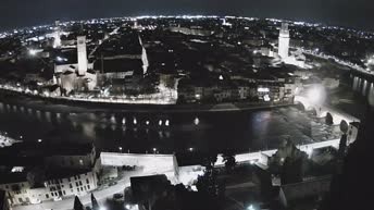 Archiv Foto Webcam Castel San Pietro - Blick auf Verona