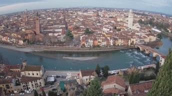 Archiv Foto Webcam Castel San Pietro - Blick auf Verona