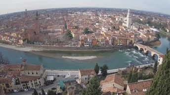 Archiv Foto Webcam Castel San Pietro - Blick auf Verona