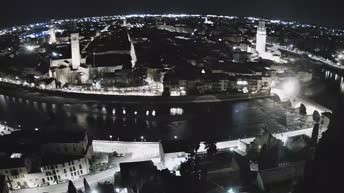 Archiv Foto Webcam Castel San Pietro - Blick auf Verona