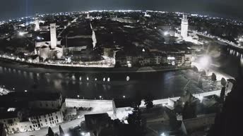 Archiv Foto Webcam Castel San Pietro - Blick auf Verona