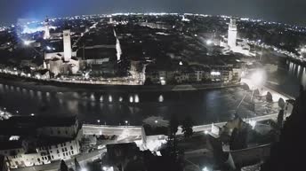 Archiv Foto Webcam Castel San Pietro - Blick auf Verona