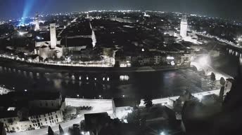 Archiv Foto Webcam Castel San Pietro - Blick auf Verona