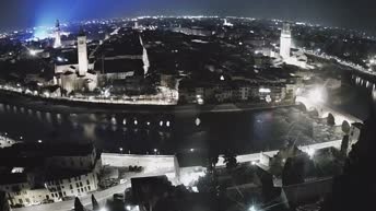 Archiv Foto Webcam Castel San Pietro - Blick auf Verona
