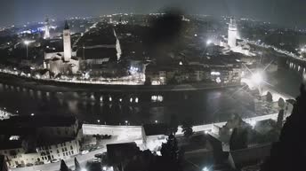 Archiv Foto Webcam Castel San Pietro - Blick auf Verona