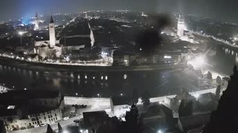 Archiv Foto Webcam Castel San Pietro - Blick auf Verona