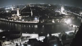 Archiv Foto Webcam Castel San Pietro - Blick auf Verona