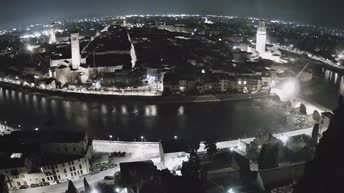 Archiv Foto Webcam Castel San Pietro - Blick auf Verona