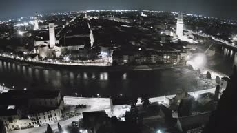 Archiv Foto Webcam Castel San Pietro - Blick auf Verona