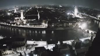 Archiv Foto Webcam Castel San Pietro - Blick auf Verona