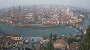 Archiv Foto Webcam Castel San Pietro - Blick auf Verona