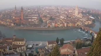 Archiv Foto Webcam Castel San Pietro - Blick auf Verona
