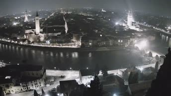 Archiv Foto Webcam Castel San Pietro - Blick auf Verona