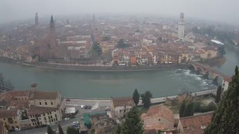 Archiv Foto Webcam Castel San Pietro - Blick auf Verona