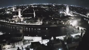 Archiv Foto Webcam Castel San Pietro - Blick auf Verona