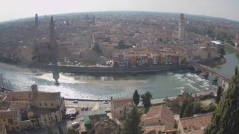 Archiv Foto Webcam Castel San Pietro - Blick auf Verona