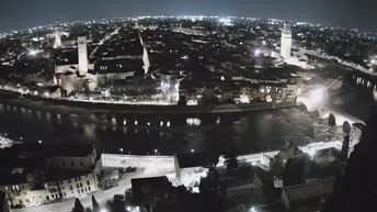 Archiv Foto Webcam Castel San Pietro - Blick auf Verona
