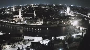 Archiv Foto Webcam Castel San Pietro - Blick auf Verona