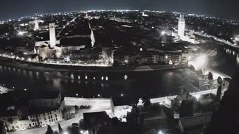 Archiv Foto Webcam Castel San Pietro - Blick auf Verona