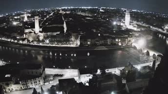 Archiv Foto Webcam Castel San Pietro - Blick auf Verona