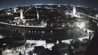 Archiv Foto Webcam Castel San Pietro - Blick auf Verona