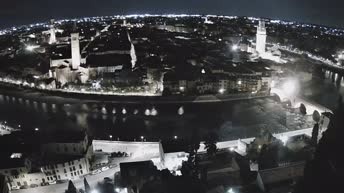 Archiv Foto Webcam Castel San Pietro - Blick auf Verona