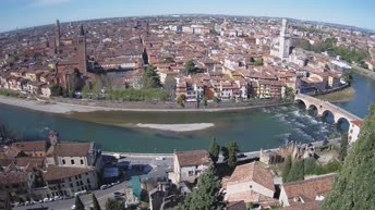Archived image Webcam Castel San Pietro - View of Verona