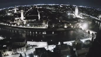 Archiv Foto Webcam Castel San Pietro - Blick auf Verona