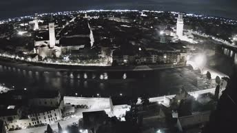 Archiv Foto Webcam Castel San Pietro - Blick auf Verona