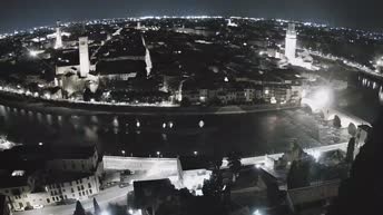 Archiv Foto Webcam Castel San Pietro - Blick auf Verona