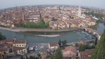 Archiv Foto Webcam Castel San Pietro - Blick auf Verona