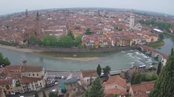 Archived image Webcam Castel San Pietro - View of Verona