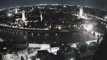 Archiv Foto Webcam Castel San Pietro - Blick auf Verona