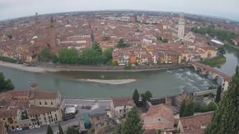 Archiv Foto Webcam Castel San Pietro - Blick auf Verona