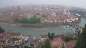 Archiv Foto Webcam Castel San Pietro - Blick auf Verona