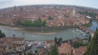Archiv Foto Webcam Castel San Pietro - Blick auf Verona