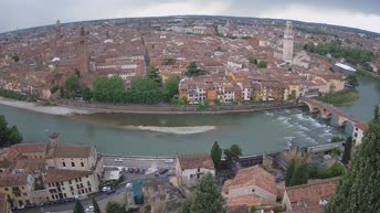 Archiv Foto Webcam Castel San Pietro - Blick auf Verona