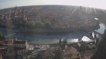 Archiv Foto Webcam Castel San Pietro - Blick auf Verona
