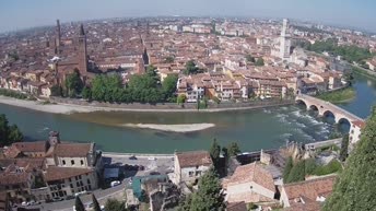 Archiv Foto Webcam Castel San Pietro - Blick auf Verona
