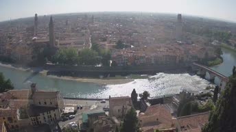 Archiv Foto Webcam Castel San Pietro - Blick auf Verona