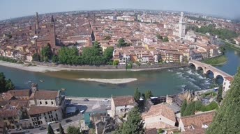 Archived image Webcam Castel San Pietro - View of Verona