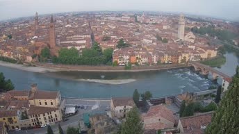 Archiv Foto Webcam Castel San Pietro - Blick auf Verona