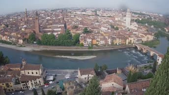 Archiv Foto Webcam Castel San Pietro - Blick auf Verona