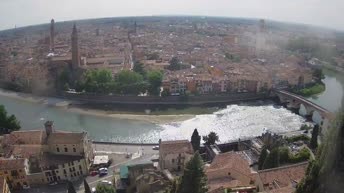 Archiv Foto Webcam Castel San Pietro - Blick auf Verona