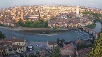 Archived image Webcam Castel San Pietro - View of Verona